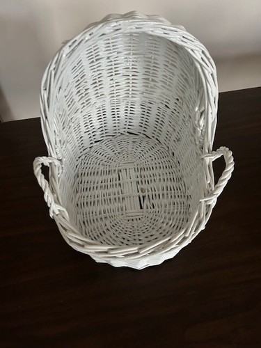 Vintage doll bassinet white - bassinet,